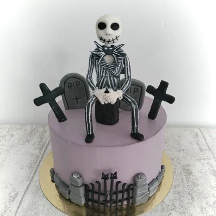 Tarta inspirada en Pesadilla antes de Navidad